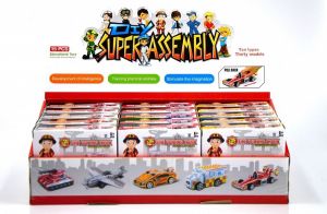 Moneks Straż pożarna model do złożenia 3D napęd pull back 4