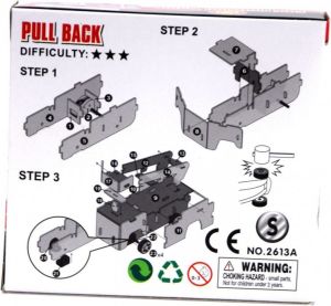 Moneks Straż pożarna model do złożenia 3D napęd pull back 5