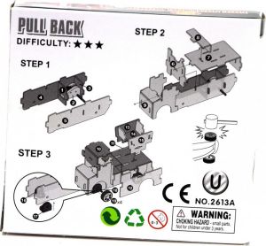 Moneks Straż pożarna model do złożenia 3D napęd pull back 7