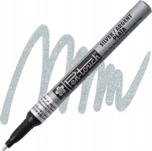BRUYNZEEL SAKURA Sakura Pen-Touch Fine Marker 1,0mm Silver 4