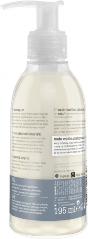 Tołpa physio, płyn micelarny do mycia twarzy i oczu 200 ml 2