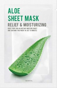 Eunyul Aloe Sheet Mask nawilżająco-łagodząca maseczka w płachcie z aloesem 22ml 1