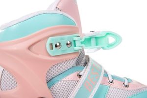 Rolki Bestif BRS01 z wymienną płozą regulowane miętowe r. 30-33 14