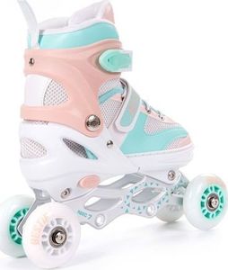 Rolki Bestif BRS01 z wymienną płozą regulowane miętowe r. 30-33 17