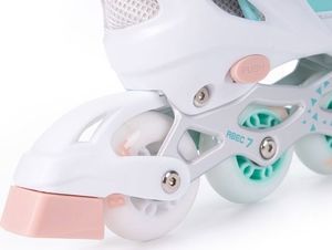 Rolki Bestif BRS01 z wymienną płozą regulowane miętowe r. 30-33 8