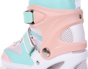 Rolki Bestif BRS01 z wymienną płozą regulowane miętowe r. 34-37 12