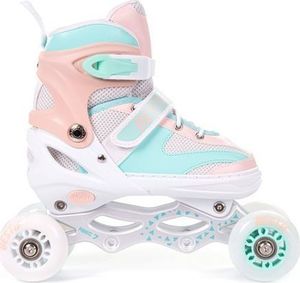 Rolki Bestif BRS01 z wymienną płozą regulowane miętowe r. 34-37 15