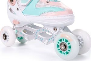 Rolki Bestif BRS01 z wymienną płozą regulowane miętowe r. 34-37 16