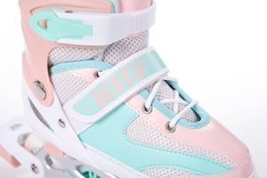 Rolki Bestif BRS01 z wymienną płozą regulowane miętowe r. 38-41 3