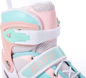 Rolki Bestif BRS01 z wymienną płozą regulowane miętowe r. 38-41 6