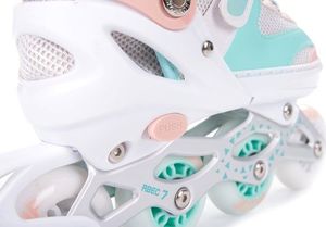 Rolki Bestif BRS01 z wymienną płozą regulowane miętowe r. 38-41 9