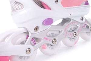 Rolki Bestif BRS02 z wymienną płozą regulowane różowe r. 30-33 7