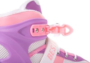 Rolki Bestif BRS02 z wymienną płozą regulowane różowe r. 30-33 8