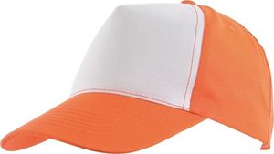 Upominkarnia 5 segmentowa czapka SHINY, pomarańczowy, biały 1