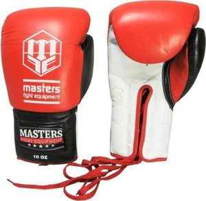 Masters Fight Equipment Rękawice bokserskie skórzane sznurowane RBT-600 10 oz 1