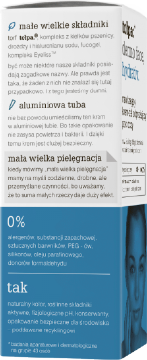 Tołpa Hydrativ, nawilżający krem-żel odprężający pod oczy, 10ml 4