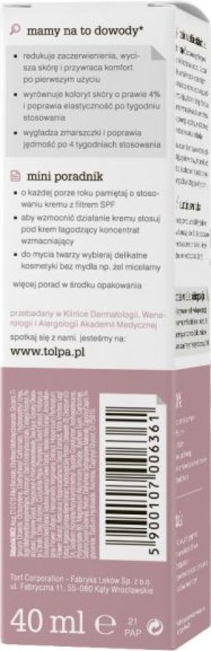 Tołpa Dermo Face Rosacal Wzmacniający krem przeciwzmarszczkowy 40ml 2