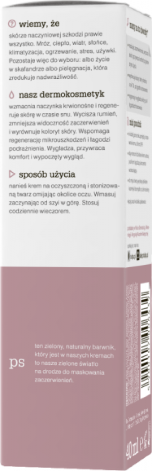 Tołpa Rosacal, regenerujący krem wzmacniający, NOC, 40ml 4