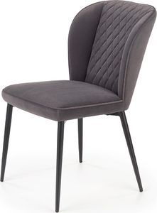 Selsey SELSEY Krzesło tapicerowane Brena szare 1