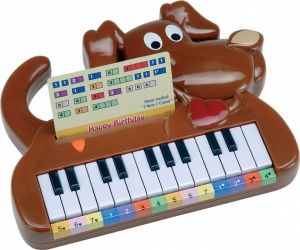 Bontempi Bontempi Zabawka Pianinko Słoń Lew Miś Pies 4