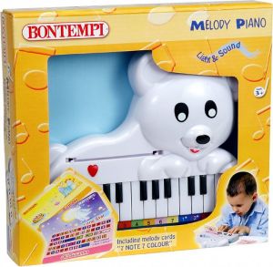 Bontempi Bontempi Zabawka Pianinko Słoń Lew Miś Pies 8