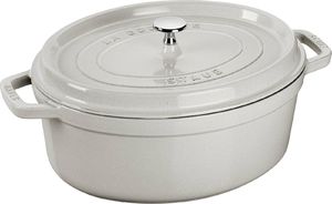 STAUB Garnek żeliwny owalny 5.5 l biały 1