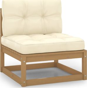 vidaXL 3-osobowa sofa z poduszkami, lite drewno sosnowe 3