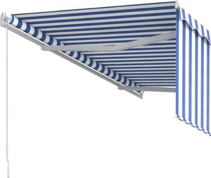vidaXL Ręcznie zwijana markiza z zasłoną zacieniającą, 3x2,5 m 4