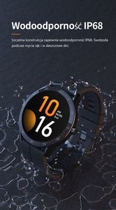 Smartwatch Gino Rossi SW018-1 Czarny  (SW018-1) 6