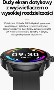 Smartwatch Gino Rossi SW018-3 Czarny  (SW018-3) 4