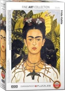 Eurographics Puzzle 1000 Autoportret Fridy Kahlo, Frida Kahlo 1