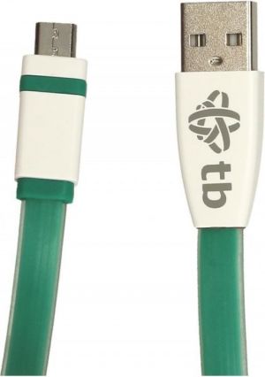 Kabel USB TB Print USB - Micro USB 2m zielony (AKTBXKU2FBA200Z) 1
