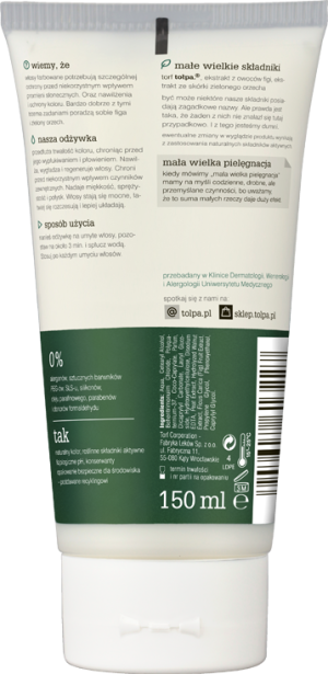 Tołpa ochrona koloru, rewitalizująca odżywka do włosów farbowanych 150 ml 2