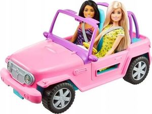 Lalka Barbie Mattel - Pojazd terenowy + 2 lalki (GVK02) 1