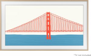 Samsung Rama wymienna do TV Samsung The Frame 43" 2021 Kolor Jasne Drewno 2