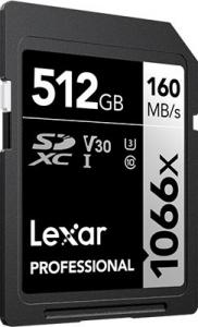 Karta Lexar Professional 1066x SDXC 512 GB Class 10 UHS-I/U3 V30 (LSD1066512G­BNNNG) 2