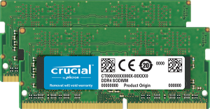 Pamięć do laptopa Crucial SODIMM, DDR4, 32 GB, 2400 MHz, CL17 (CT2K16G4SFD824A) 1