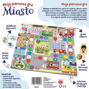 Trefl Gra planszowa Miasto moja pierwsza gra 3