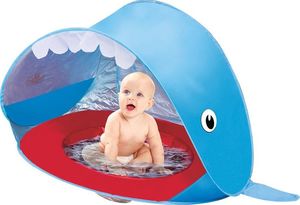 Namiot plażowy z basenem dla dzieci wieloryb - niebieski 1