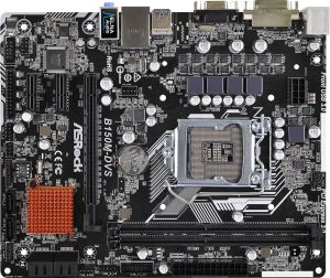 Płyta główna ASRock B150M-DVS R2.0, B150, DualDDR4-2133, SATA3, DVI, D-Sub, mATX (B150M-DVS R2.0) 4