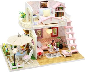 Habarri Miniaturowy domek - Różowy loft 1
