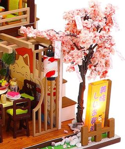 Habarri Miniaturowy domek - Sakura sushi 7