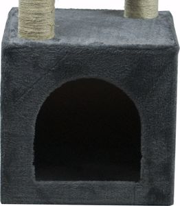 Chiccot DRAPAK DLA KOTA DOMEK DRZEWO WIEŻA LEGOWISKO 90CM KOLOR SZARY 5