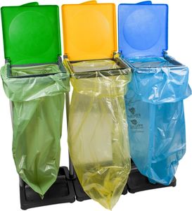 Chiccot KOSZ STOJAK NA 3 WORKI DO SEGREGACJI ŚMIECI 120L 4