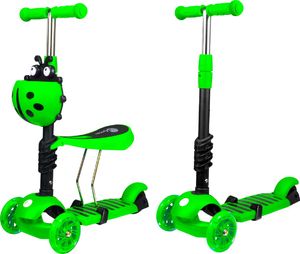 Hulajnoga Chiccot Biedronka 3w1 Zielona 2