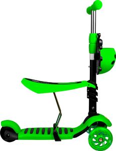 Hulajnoga Chiccot Biedronka 3w1 Zielona 4