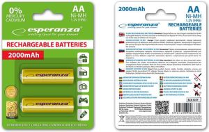 Esperanza Akumulator żółte AA / R6 2000mAh 2 szt. 2