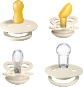 Bibs BIBS TRY-IT PACK IVORY zestaw prezentowy smoczków niemowlęcych 2