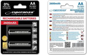 Esperanza Akumulator czarne AA / R6 2600mAh 2 szt. 2