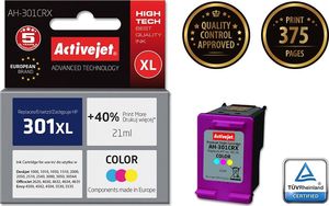 Tusz Activejet Activejet Tusz Activejet AH-301CRX (zamiennik HP 301XL CH564EE; Premium; 21 ml; kolor) 2